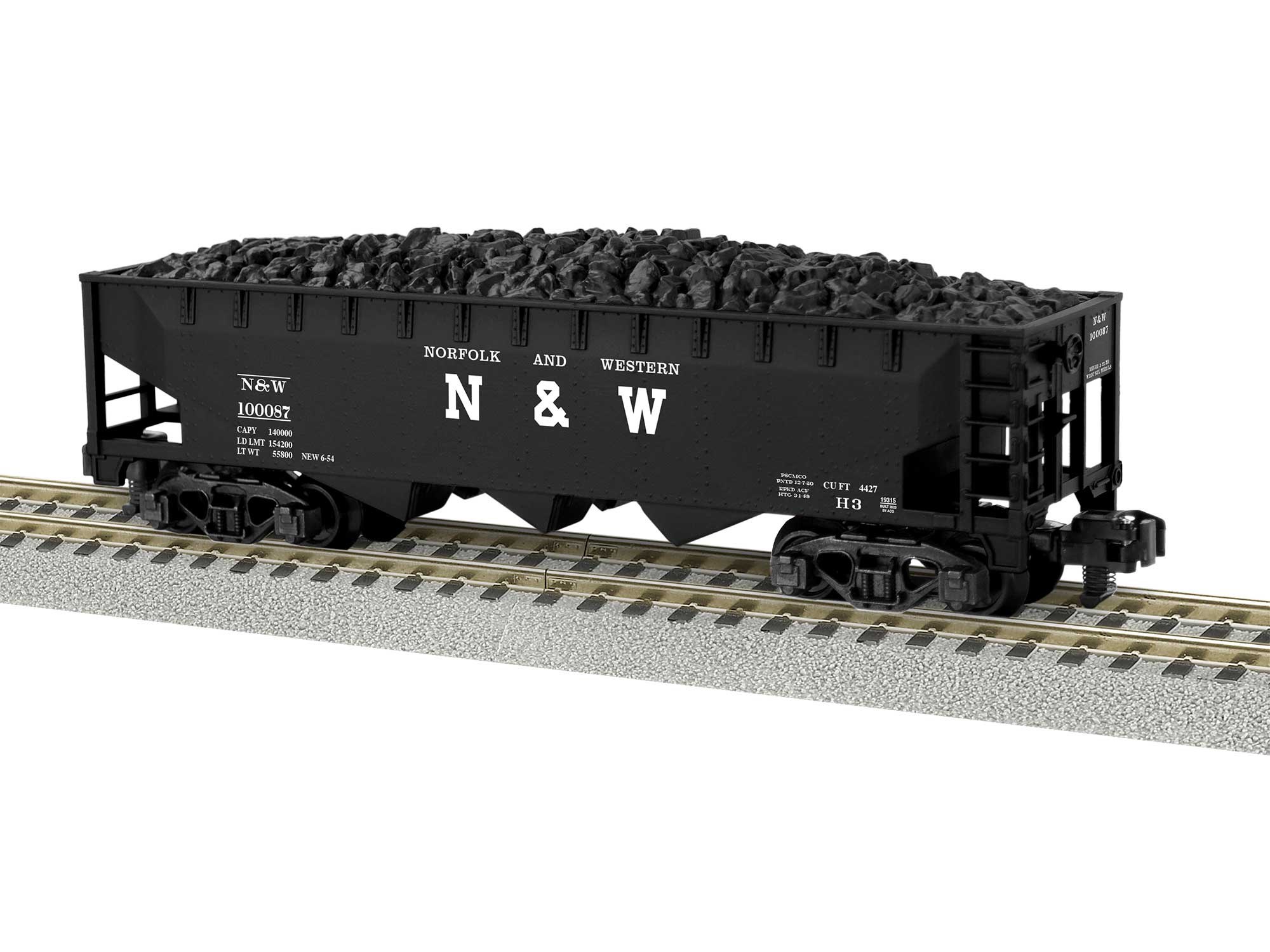 Norfolk & Western 3 Bay Hopper 100087